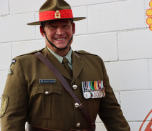 Warrant Officer Class 1 Matt Gates is the Regimental Sergeant Major for 2nd/1st Battalion, and the Ceremonial Colour Officer for the NZDF contingent that’s in Italy to mark 80 years since the Battles of Cassino