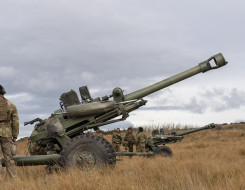 A New Zealand Army L119, 105mm Light Gun