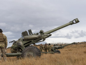 A New Zealand Army L119, 105mm Light Gun