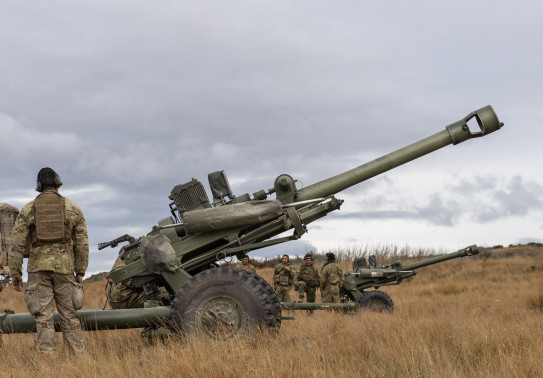 A New Zealand Army L119, 105mm Light Gun