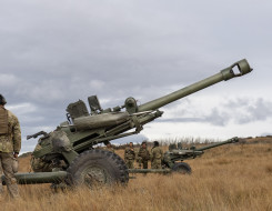 A New Zealand Army L119, 105mm Light Gun