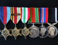Image  WW2  North Africa medal set