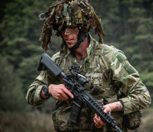 Private Danny McCarthy during field training