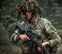 Private Danny McCarthy during field training