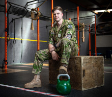 Lieutenant Don Heald smashed the world record for the amount of kettlebell swings done in a 24 hour period