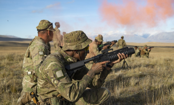 Exercise Alpha Kōura in the Tekapo Military Training Area saw soldiers utilising a number of weapon systems to engage targets. 