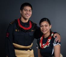 Able Writer Mele ‘Ake and her brother, Able Chef Paul ‘Ake