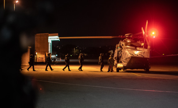 No. 3 Squadron has teamed up with the Wellington Armed Offenders Squad and Special Tactics Group during a complex and challenging exercise in Wellington.