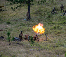 New Zealand Army soldiers have undertaken 81mm mortar demonstrations as part of Exercise Cartwheel in Fiji.