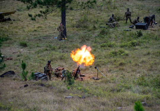 New Zealand Army soldiers have undertaken 81mm mortar demonstrations as part of Exercise Cartwheel in Fiji. 