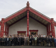 A pōwhiri has been held at Waiwhetū Marae in Lower Hutt as the NZDF officially welcomes partners from the Asia-Pacific region and further afield for Exercise Tempest Express 38   