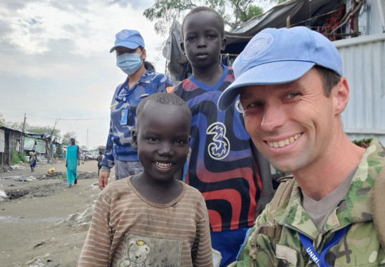 Major Dan Swale is serving as a United Nations Military Observer in South Sudan