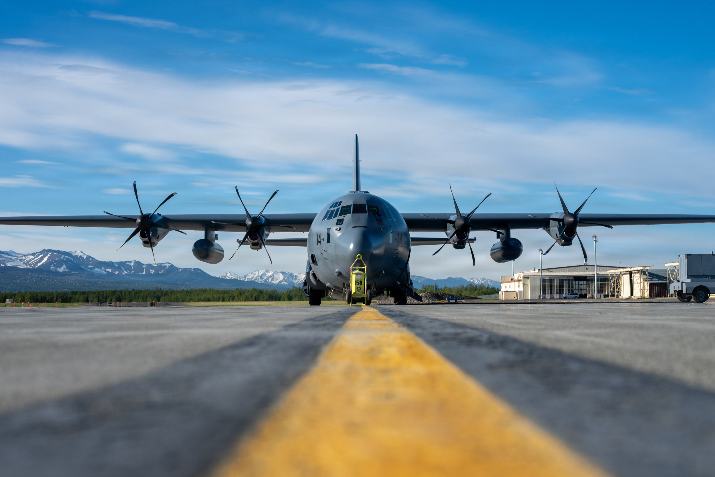 C-130J Hercules returns home from training exercise in Alaska