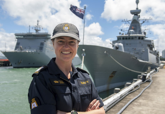 Former Buller High School student Sophie Barry, now a sub lieutenant in the Royal New Zealand Navy, is looking forward to a new chapter in her military career