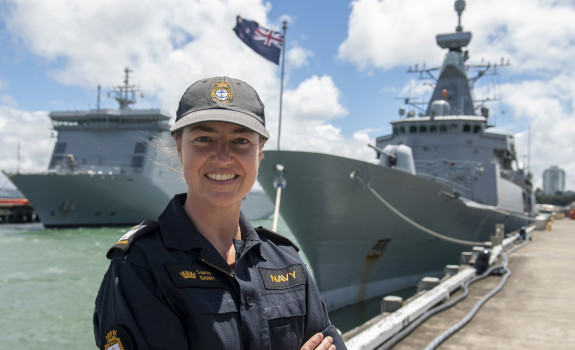 Former Buller High School student Sophie Barry, now a sub lieutenant in the Royal New Zealand Navy, is looking forward to a new chapter in her military career