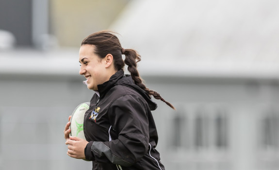 Ordinary Hydrographic Systems Operator Milania Cairns, 19, is the youngest member of the Defence Ferns competing in the inaugural women’s International Defence Rugby Competition.