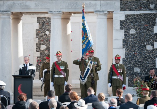 Colour party Tyne Cot 2