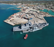 HMNZS Aotearoa HMS Spey in Tonga