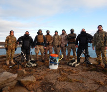 Royal New Zealand Navy Divers in Iceland