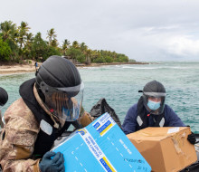Delivery of Pfizer COVID 19 vaccines to Tokelau complete