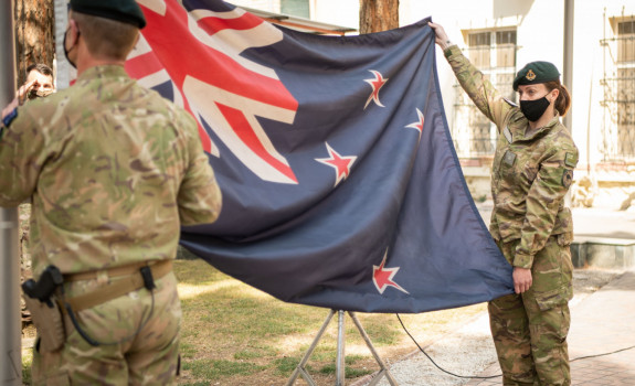 Final deployment lowers flag on NZDFs time in Afghanistan