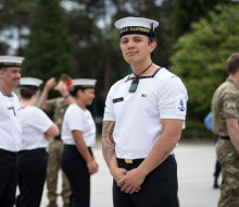 LSCS Gibbons-Hiko is preparing for the NZDF's participation in the Queen's Platinum Jubilee celebrations at the British Army's Pirbright Camp in Surrey.