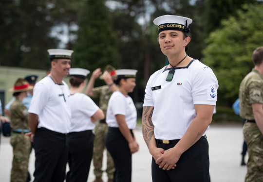 LSCS Gibbons-Hiko is preparing for the NZDF's participation in the Queen's Platinum Jubilee celebrations at the British Army's Pirbright Camp in Surrey.