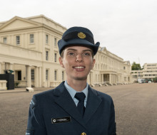 Leading Aircraftman Laurelie Giles has travelled to London twice this year to mark the reign and life of Her Majesty The Late Queen Elizabeth II