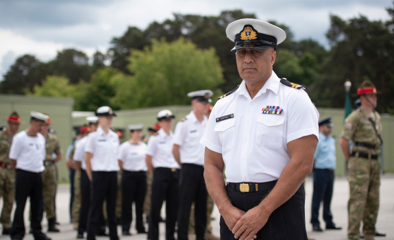Lieutenant Taua is preparing for the NZDF's participation in the Queen's Platinum Jubilee celebrations at the British Army's Pirbright Camp in Surrey.