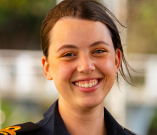 Law graduate takes the helm of a navy career