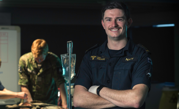 Mothers inspiration sets Lower Hutt man on Navy medical career June