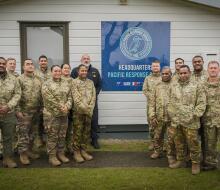 The Pacific Response Group is made up of personnel from Australia, New Zealand, Fiji, Tonga, Papua New Guinea and France