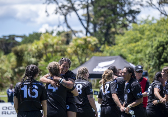 The New Zealand Defence Ferns prepare for the first-ever women’s International Defence Rugby Competition.
