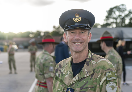 Warrant Officer Darren “Digby” Bentley, experienced a sombre moment of history marching down London’s Mall in the Queen’s funeral procession.