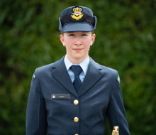 Pilot Officer Lily Upton has graduated from the Royal New Zealand Air Force Officer Commissioning Course at RNZAF Base Woodbourne.