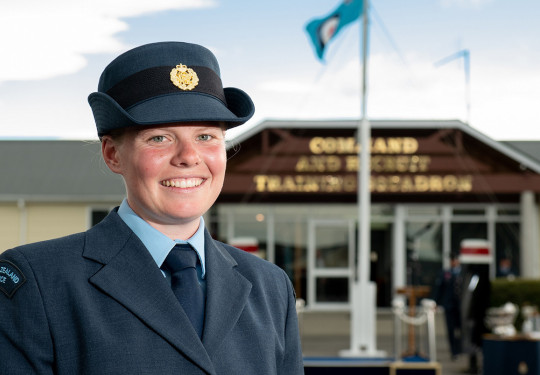 Queenstown woman tops RNZAF recruit course