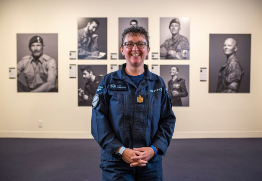 Warrant Officer Annie Clarkson says the Rainbow Warriors photo exhibition at the National Army Museum will extend over summer