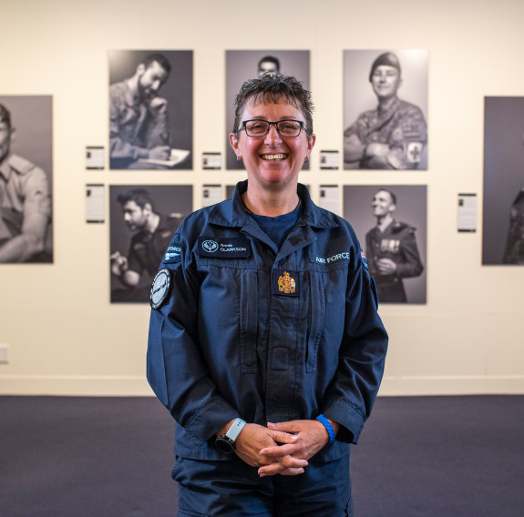 Warrant Officer Annie Clarkson says the Rainbow Warriors photo exhibition at the National Army Museum will extend over summer