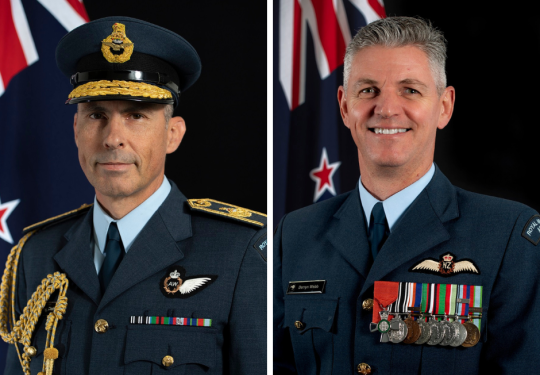 Air Commodore Darryn Webb, MNZM, will take command of the Royal New Zealand Air Force (RNZAF) following the appointment of Air Vice-Marshal Andrew Clark to the role of Director-General Government Communications Security Bureau (GCSB).
