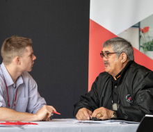 Veterans Affairs meeting Northland Veterans at the Te Kotahitanga Exhibition Hall