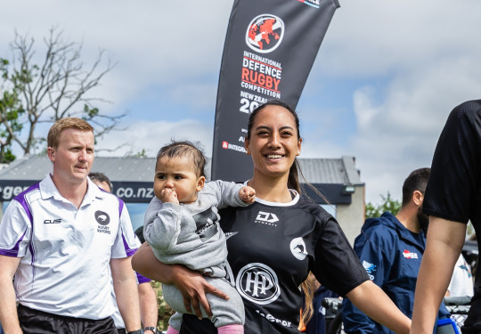 Mum’s the word for NZDF rugby player in ground-breaking tournament