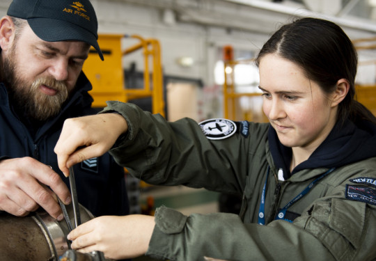 Young women try out Air Force life Feb 2021