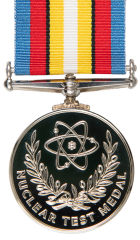 British Nuclear Test Medal - reverse