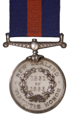 The New Zealand Medal Reverse