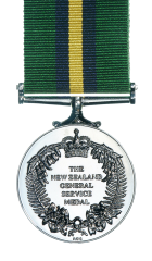 New Zealand General Service Medal 2002 (Solomon islands) Reverse
