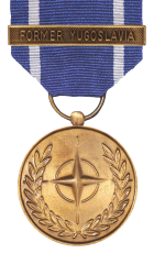 The North Atlantic Treaty OrganisationMedal for the Former Yugoslavia Obverse