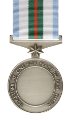 The International Force East Timor Medal Reverse