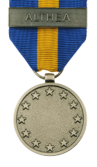 The European Security and Defence Policy (ESDP) Service Medal Obverse