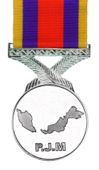 The Pingat Jasa Malaysia Medal Reverse