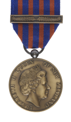 The New Zealand bravery medal (NZBM) Obverse